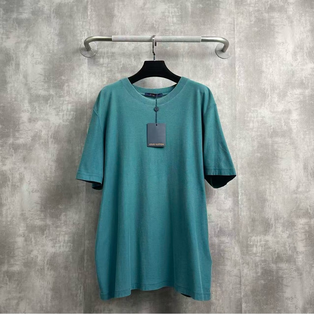 Authentic Louis Vuitton Teal Short Sleeve Tee